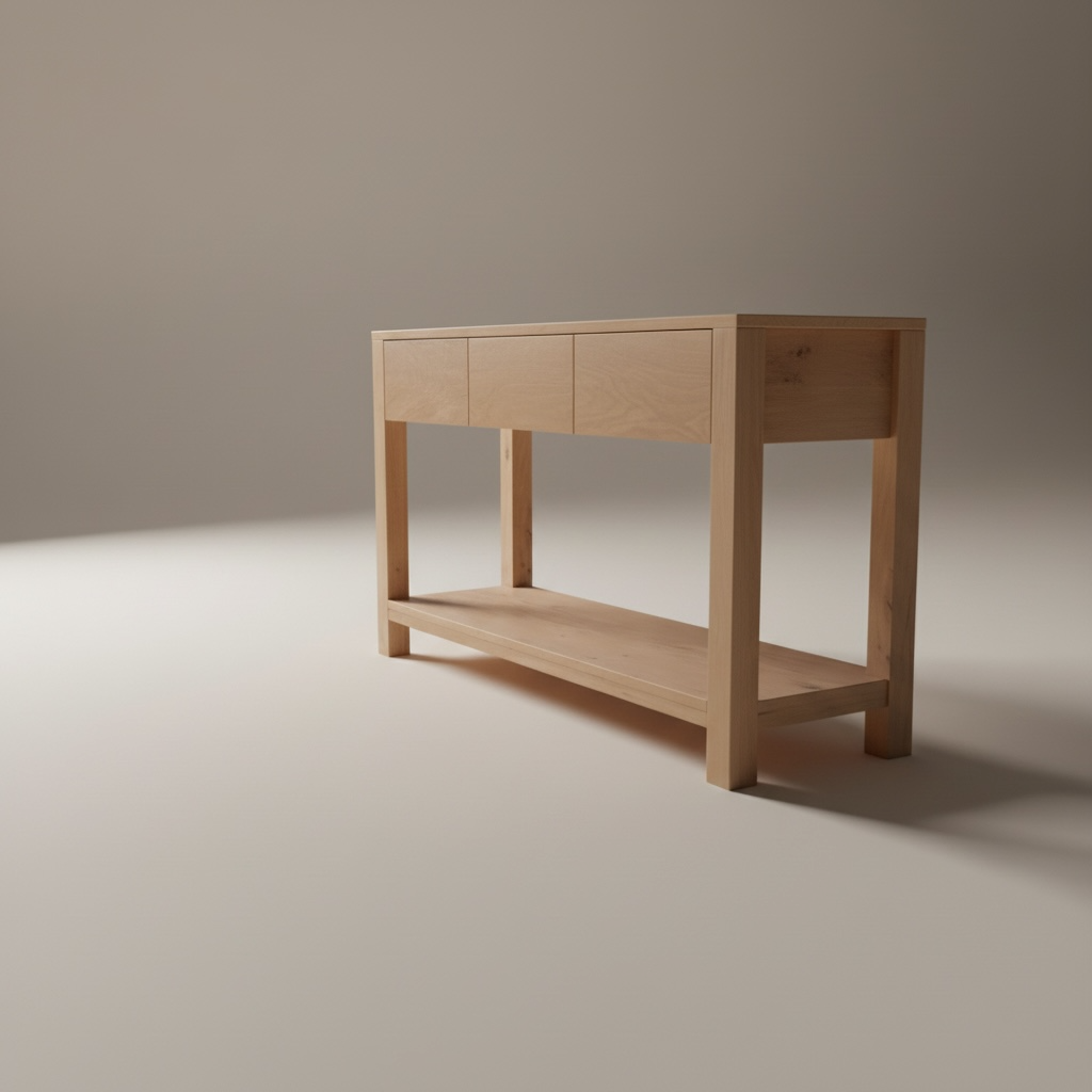 Oak Console  Table - CONS 008