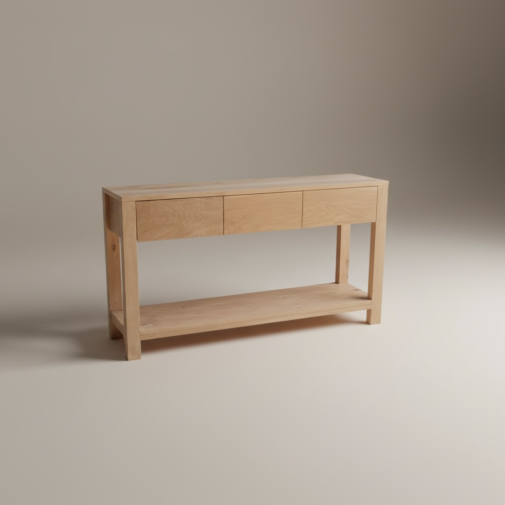 Oak Console  Table - CONS 008